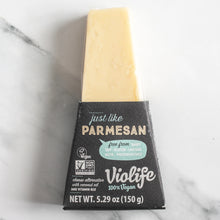 Load image into Gallery viewer, Vegan Parmesan Cheese Wedge