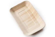 Load image into Gallery viewer, Palm Leaf Rectangle Plates 11" x 7" Inch - Set of 25 plates