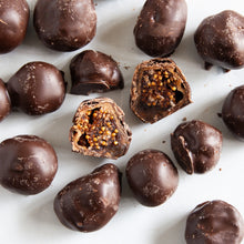 Load image into Gallery viewer, ChocoHigos Dark Chocolate Dipped Figs

