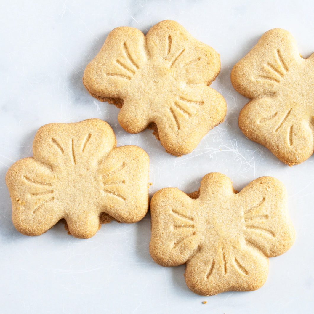 Shamrock Shortbread Cookies