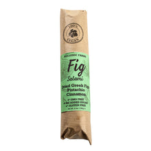 Load image into Gallery viewer, Greek Fig Salami with Pistachio &amp; Cinnamon
