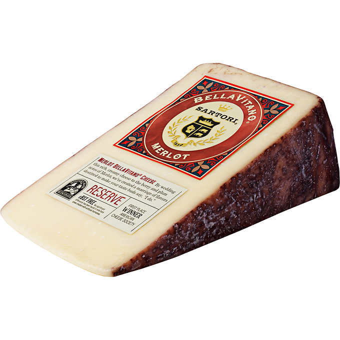 Sartori Merlot Cheese Wedge
