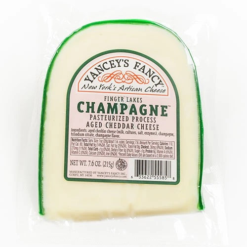 Cheddar Cheese with Finger Lakes Champagne Honey Harp